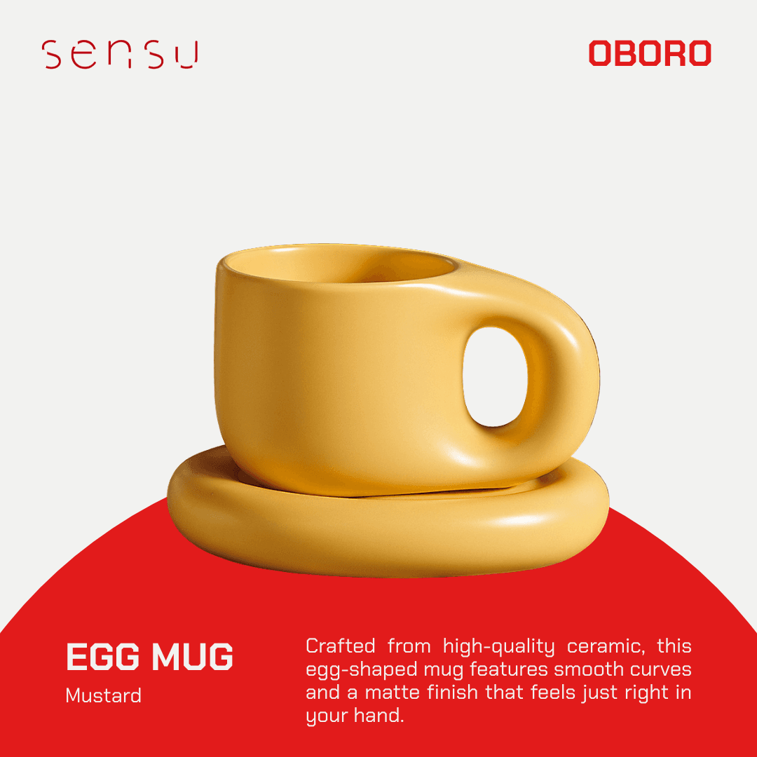Oboro Egg Mug & Coaster