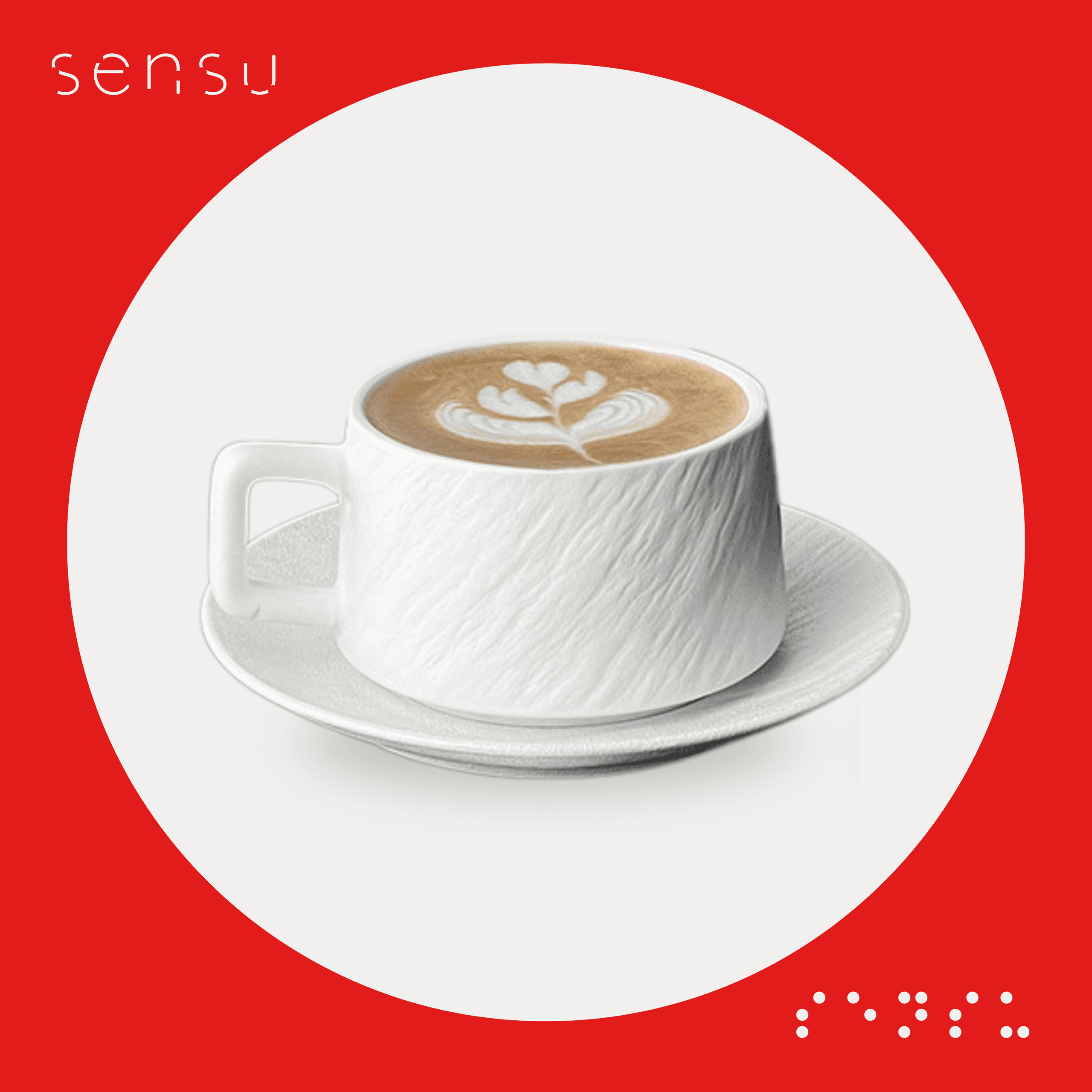 Oboro Cup & Saucer — Textured Pattern